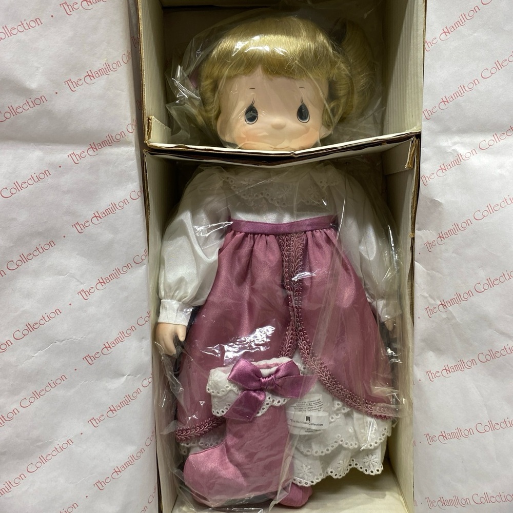 Vtg Precious Moments Hamilton Collection "Ashley Kate" Porcelain Doll  1996